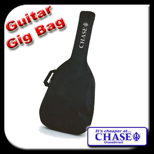 Chase Guitar Gig Bag Case For Electric or Bass or Acoustic or 