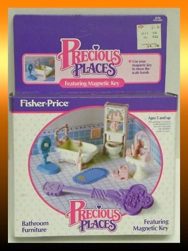 Fisher Price Precious Places BATHROOM Furniture Set ITEM # 5174 