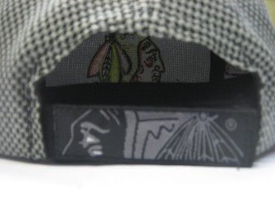 CHICAGO BLACKHAWKS BLACK HAWKS STRAPBACK STRAP BACK KICK10 KICK 10 HAT 