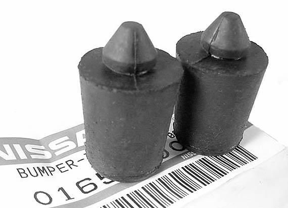 Datsun 280ZX Rear Hatch Rubber Bumpers, 1979 1983 NEW  