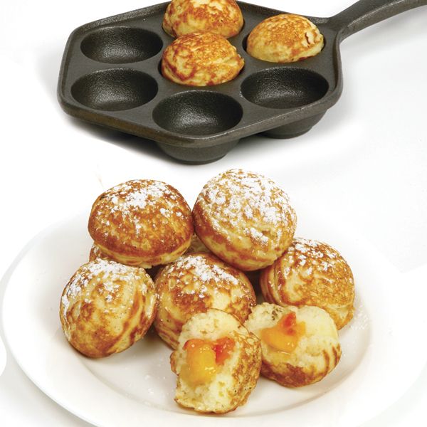 Norpro 3114 Stuffed Pancake Munk Pan Danish Aebleskiver Treat Poppers 