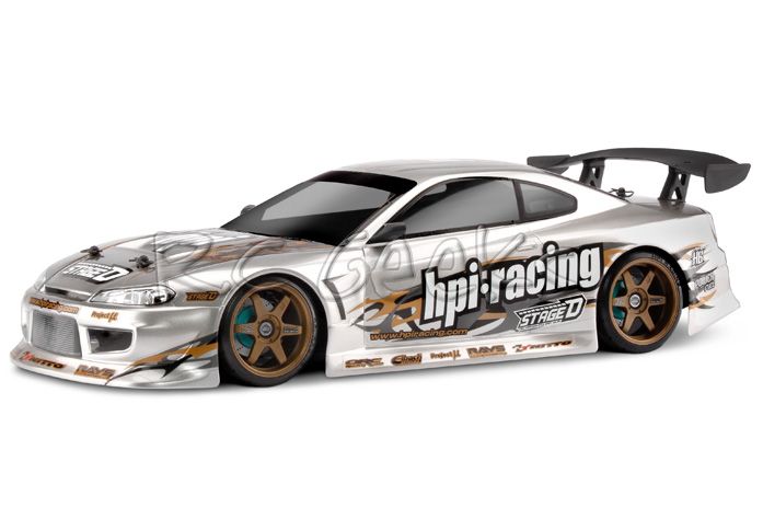 HPI Racing RC Car Nissan Silvia S15 Drift Body Shell 200mm 17530 