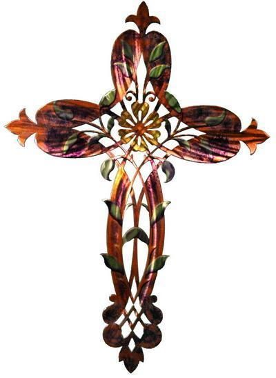 CHOICES CROSS CHRISTIAN METAL WALL ART, DECOR HANGER  