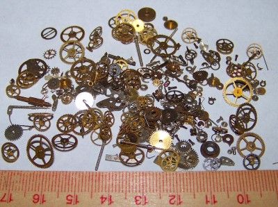 just purchased an amazing lot of old watch parts. This lot is loaded 