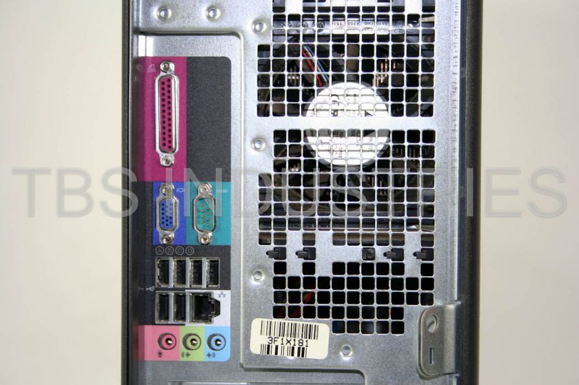 DELL GX280 TOWER COMPUTER PC 3.0 GHz 2GB DVDCDrw 80 GB XP 90 Day 