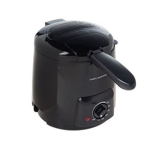 Cooks Essentials 1 Quart Deep Fryer w/ Adjustable Temp Refurbished