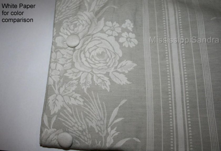 Court of Versailles Linen Rose STANDARD Pillow Sham  