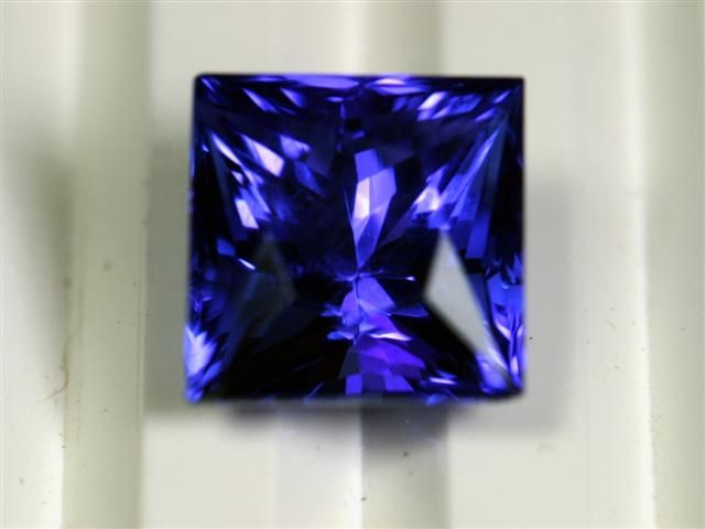 NATURAL 14.75ct Loose Princess cut TANZANITE AMAZING STONE  