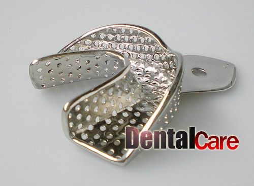 Dental Impression Tray set Solid Denture Instruments  