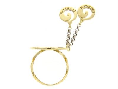 18K GOLD ZOUGHAIB CIRCLE LADIES RING DESIGNER JEWELRY  