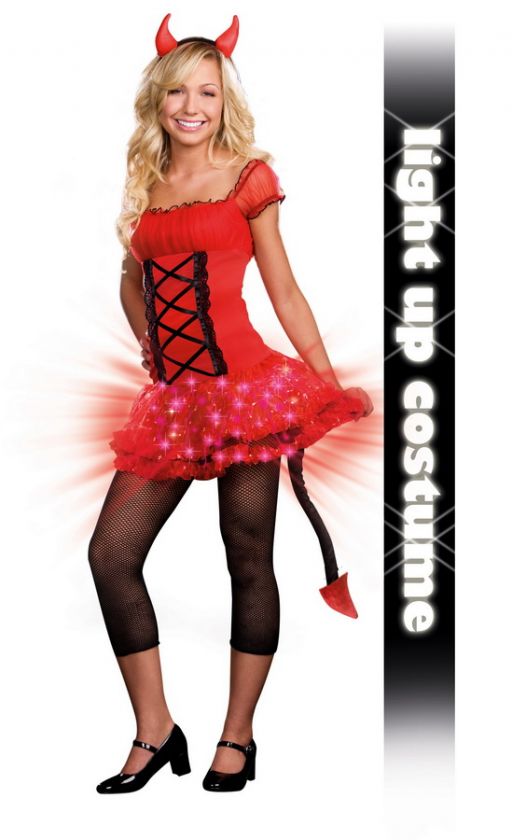 Girls Lil Devil Halloween Costume Kids Children  