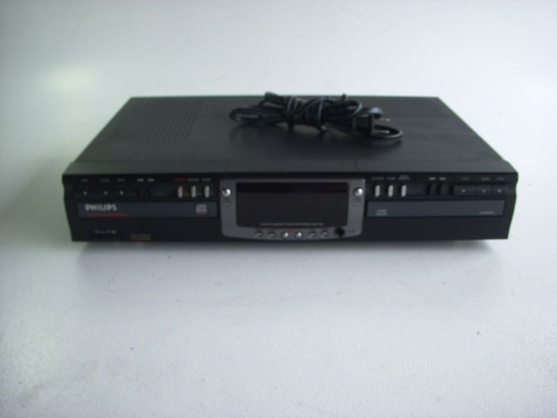 Philips CDR765 Dual Tray CD Audio Recorder Burner  