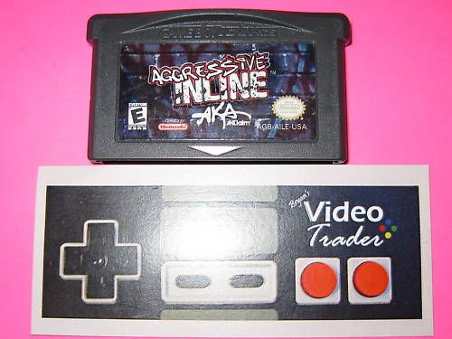 Aggressive Inline GBA Game Boy Advance DS Lite SP Cart 021481522935 