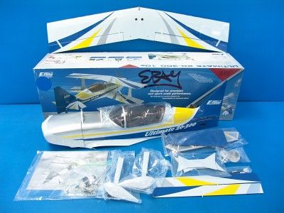 flite Ultimate 20 300 10 ARF R/C RC Airplane Kit INCOMPLETE Bi Plane 