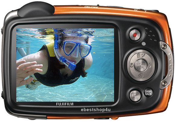 FUJI FINEPIX XP20 14MP DIGITAL CAMERA, 5M WATERPROOF 5X +4SD ~5BONUS 