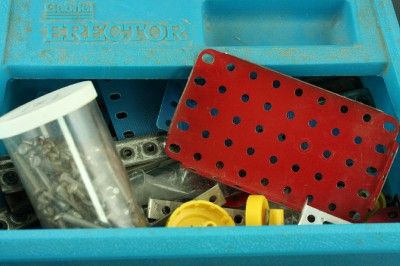 Metal Toy Gilbert Gabriel Erector Set Parts & Book Lot  