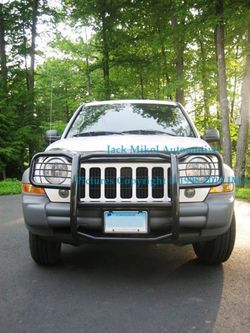 Black 02 03 04 Jeep Liberty Brush Grille Brush Guard  