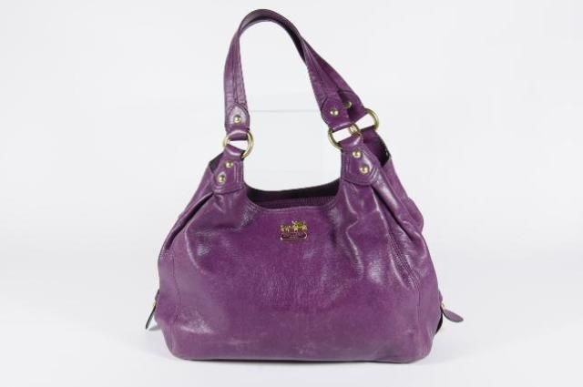   Leather Maggie Hobo Satchel Shoulder Bag Handbag Purse Gold 14336
