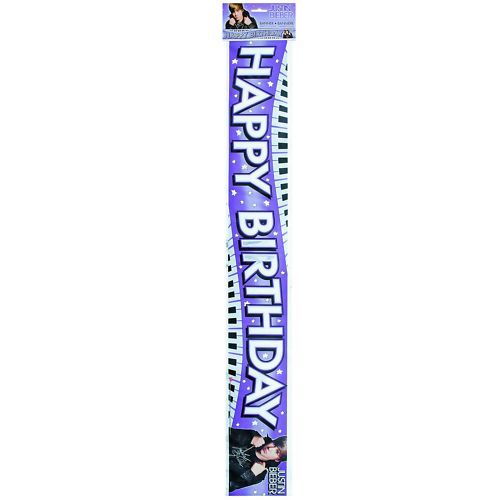 Justin Bieber Happy Birthday Banner Party Decorations  