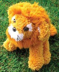 LATCH HOOK KIT HUGGABLES LION TOY 16 LONG  