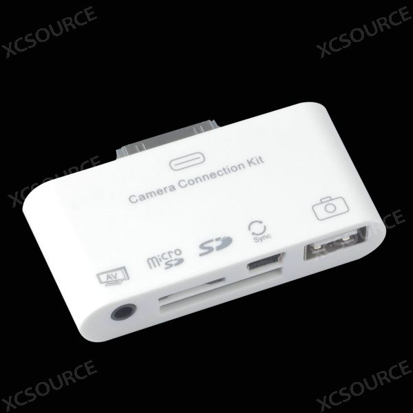   Connection Kit USB AV RCA Video Audio Cable For iPad 1 2 2G EA511
