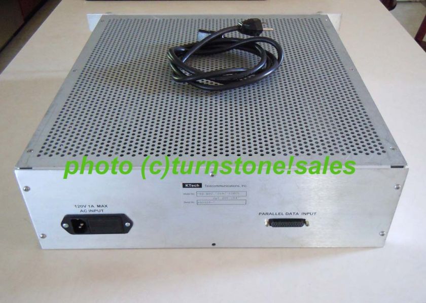 KTech Telecom VSB ENC 100B HDTV Digital ATSC Modulator  