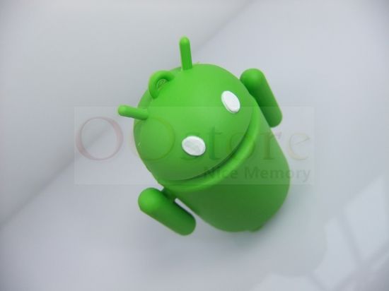 16G 16GB 3D Google Android Robot Flash Memory Pen Drive Disk Stick 