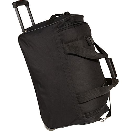 Rockland Luggage 22 Rolling Duffle Bag   Black  