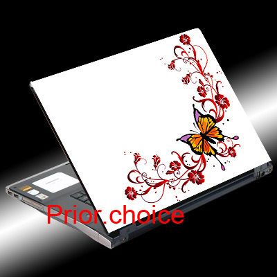 ART BUTTERFLY NOTEBOOK SKIN LAPTOP COVER STICKER DECAL  