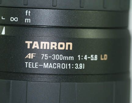 TAMRON 75 300mm + 2X LENS KIT NIKON D80 D200 D300 D90  