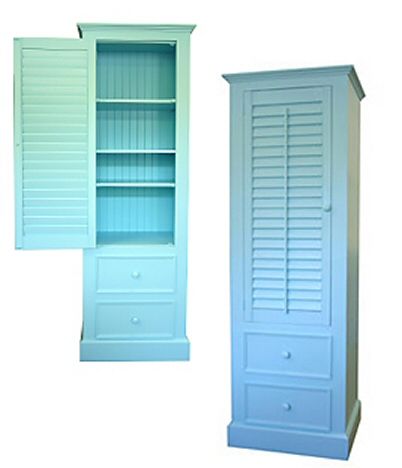 COTTAGE Linen Plantation Cabinet SOLID WOOD 30 Paints Stain Heirloom 