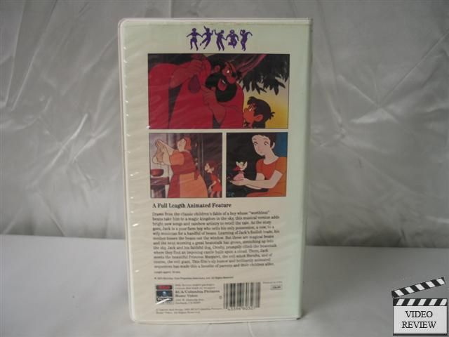 Jack & The Beanstalk VHS Magic Window Video, Animated 043396603271 