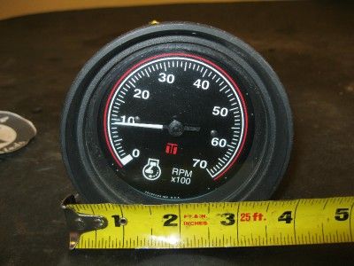 Used RPM Tachometer Gauge Marine Boat OMC Tach  