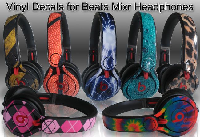 Vinyl skins for Monster Beats Mixr by Dr. Dre  choose ANY 2 designs 