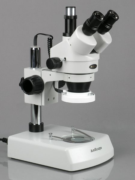 LED TRINOCULAR STEREO ZOOM MICROSCOPE 7X 45X 013964500363  