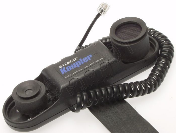   Acoustic Koupler PABX Analog Acoustic Handset Modem Coupler RJ11 Phone