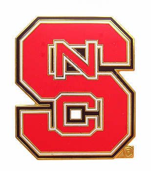 NORTH CAROLINA STATE UNIVERSITY WOLFPACK NCAA LOGO PIN  