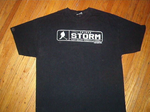 TOLEDO STORM SHIRT vintage ECHL hockey minors XL  