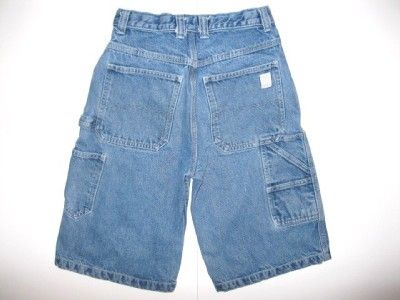 boys OLD NAVY PAINTERS jeans CARPENTER SHORTS 14 REG  