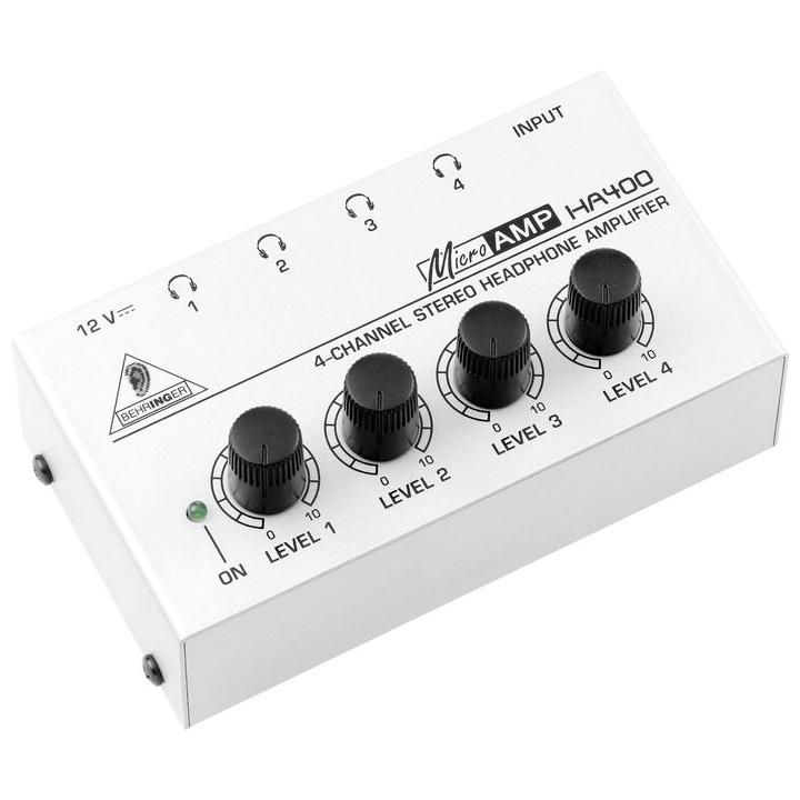 Behringer MICROAMP HA400 Headphone Amp Features