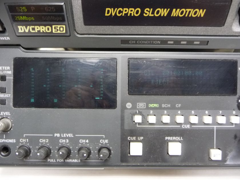 PANASONIC AJ D940 DVCPRO 50 DIGITAL VIDEO M CASSETTE STUDIO PLAYER 