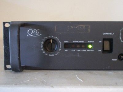 QSC Series Three 3500 2 Channel Power Amplifier  