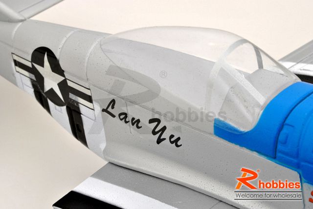 New 4Ch RTF RC R/c EP P 51 Mustang Scale Plane Airplane  