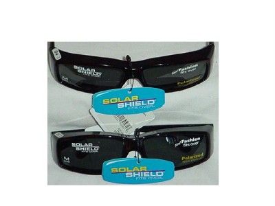 Solar Shield NEW FASHION Fits Over Sunglasses.