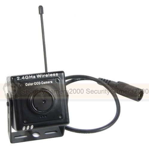 4GHz 4CH SONY CCD 34mmx34mm Mini Camera 3.7mm Pinhole Lens MIC