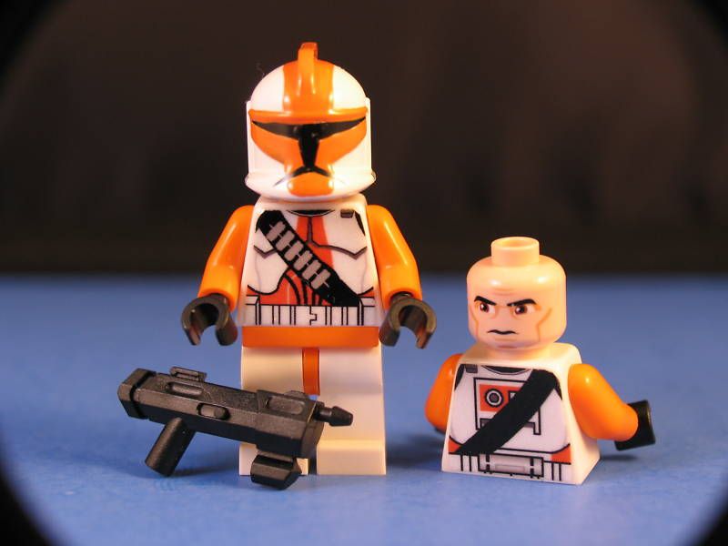 LEGO® Parts STAR WARS 212th ORANGE CLONE Cody SERGEANT  