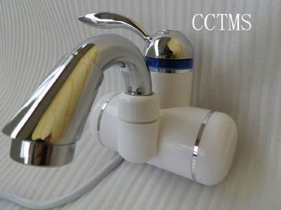 Electric Automatic Heating Faucet Water Heater Tap Kitchen Bathroom 