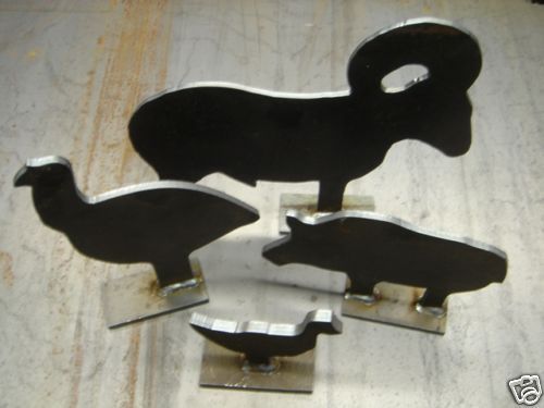 NRA Smallbore Cowboy Hunter Pistol Silhouette Targets  