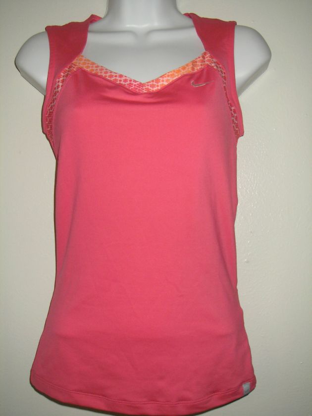 NWT WOMEN DRI FIT REFINED BORDER TENNIS TOP XS L $40 MATCHING SKIRT IN 