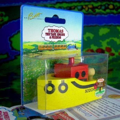 1993 Original TUG Thomas WOODEN TRAIN~NumberED,SignED  